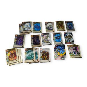 Sega Toys Bakugan Magnetic Cards Lot of 18 Cards